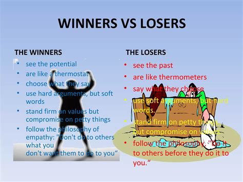 The Winners Vs Losers Ppt