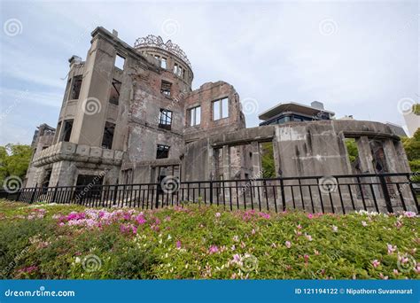 Atomic Bomb Dome Memorial Building In World War 2 Hiroshima,Japan Editorial Image ...