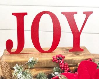 Joy Christmas Sign | Etsy