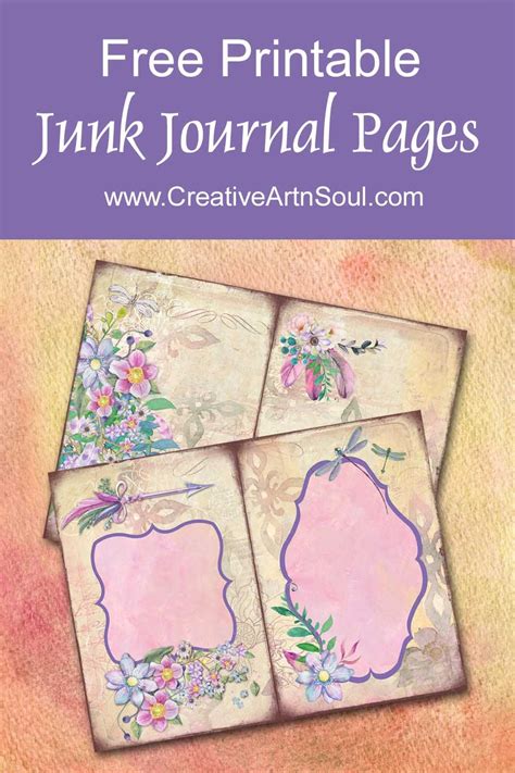 Free Printables For Junk Journals Printable Templates