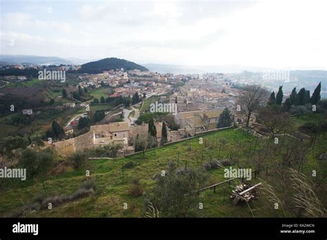 Cityscape Of Amelia Umbria Italy Stock Photo Alamy