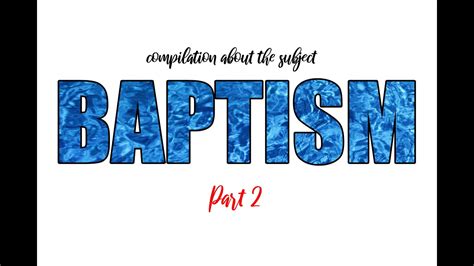 Pastor Gino Jennings - Baptism (Video Compilation About Baptism Part 2 ...