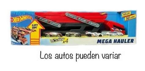 Hot Wheels Mega Hauler Mega Cami N Trailer De Juguete Env O Gratis