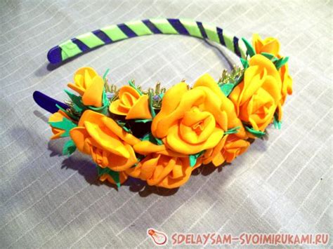 Ободок из фоамирана | Сделай сам своими руками