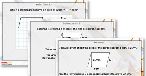 Year 6 Area Of A Parallelogram Lesson Classroom Secrets Classroom