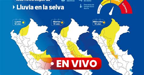 Lluvias En Perú Fenómeno El Niño Senamhi Advierte Lluvias De Gran