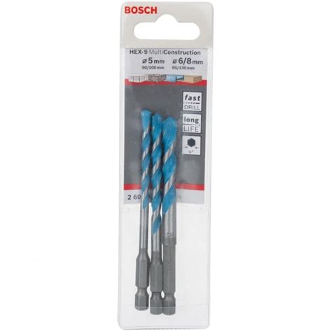 Bosch HEX 9 MultiConstruction Set De 3 Brocas PcComponentes