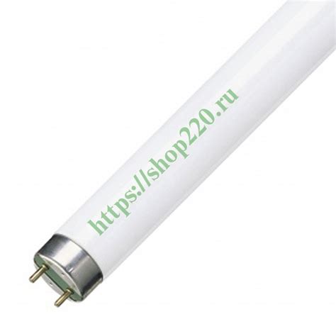 Люминесцентная линейная лампа T8 TL-D 15W/840 4000K SUPER 80 G13 438mm ...