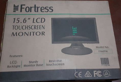 Fortress 15 6 LCD TOUCHSCREEN MONITOR Computers Tech Parts