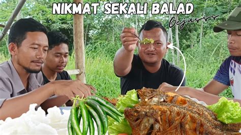 BIKIN NGILER MUKBANG IKAN MAS GORENG SAMBAL IJO NASI LIWET NIKMAT