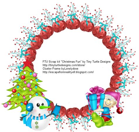 Escape From Reality Blog Ftu Christmas Fun Clusters And Cluster Frames