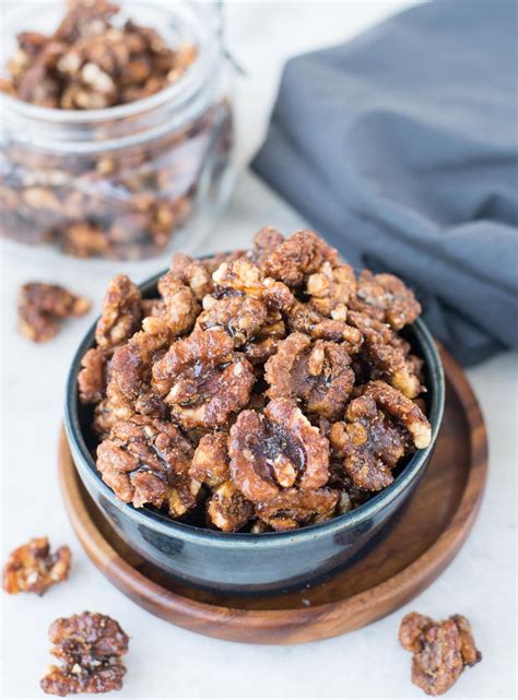 These Candied Walnuts Are Roasted With Honey And Spices Till Crunchy