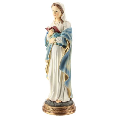 Statue Of The Pregnant Virgin Mary In Resin 30 Cm Online Sales On