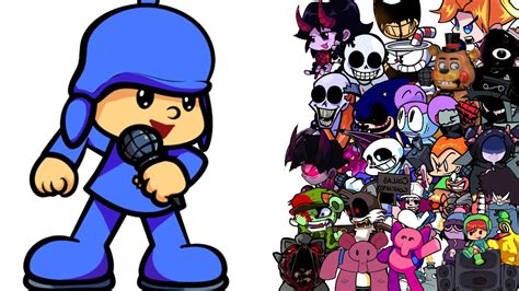 FNF Pocoblitz VS POCOYO Fearless But Everyone Sings It POCOYO FULL