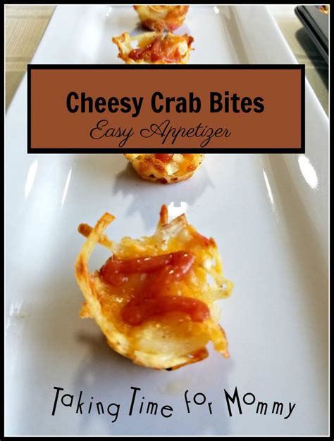 Cheesy Crab Bites Appetizer