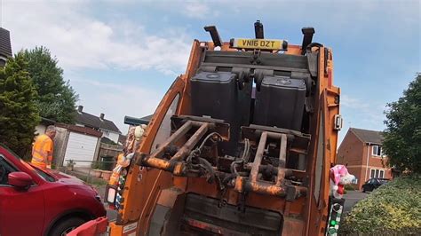 Pov Dennis Elite Bin Lorry On General Waste Ozt Youtube