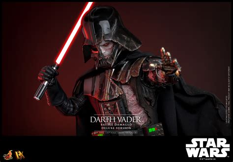 Star Wars Battle Damaged Darth Vader By Hot Toys The Toyark News