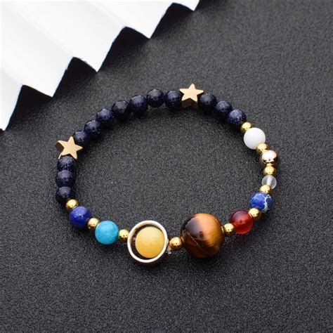 Solar System Charm Bracelet Beaded Bracelets Solar System Bracelet