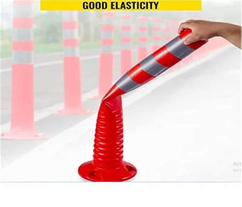 Nn Red Pu Flexible Spring Post For Road Safety Plastic At Rs