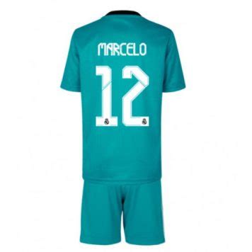 Echipament Fotbal Real Madrid Marcelo 12 Tricou Treilea 2021 2022