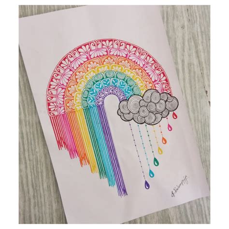 Rainbow mandala art🎨 | Idee per disegnare, Idee per notebook, Disegno ...