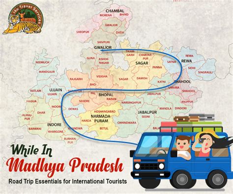 road trip essentials  international tourists   madhya pradesh