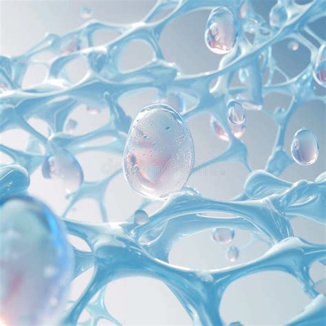 Transparent Cell Showcased in 3D with Biotech and Cosmetic Concept ...