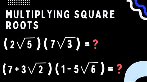 Multiplying Square Roots Easy New Method Simple Explanation YouTube