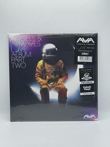 New Angels And Airwaves Love Part Ii Newbury Cobalt Blue Vinyl Lp 500