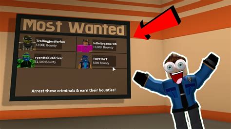 BIGGEST BOUNTY EVER ARRESTING EVERYONE IN JAILBREAK Roblox Jailbreak