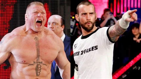 Cm Punk S Wwe Title Run Vs Brock Lesnar S Wwe Title Run