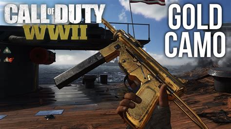 GOLD CAMO in Call of Duty WW2 - YouTube