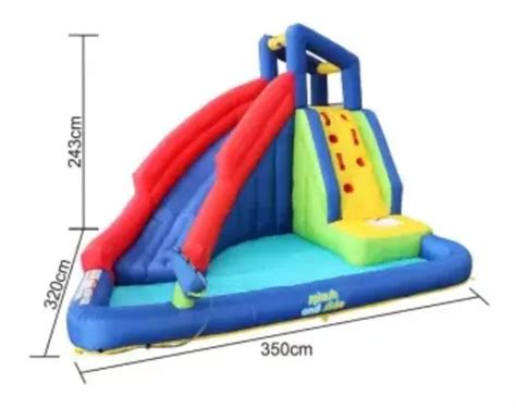 Inflable Acuático Sportspower Infantil 3 5m X 3 2m X 2 43m Envío gratis