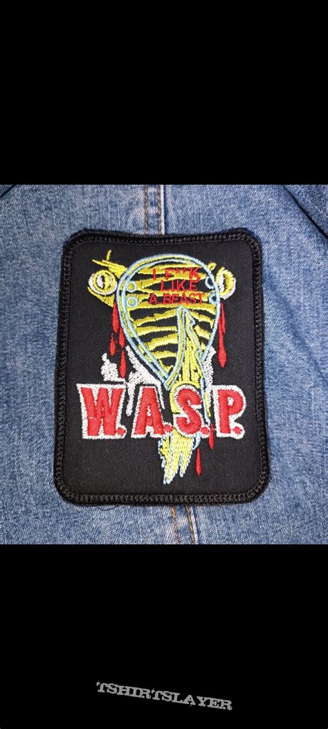 W A S P Fuck Like A Beast Patch TShirtSlayer TShirt And BattleJacket Gallery