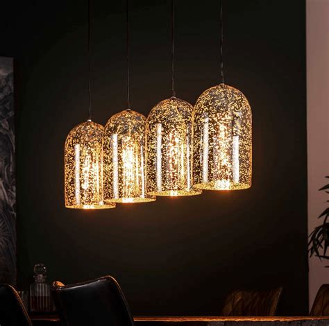 Depauwwonen L Kelk Metallic Glass Hanglamp E Fitting Goud