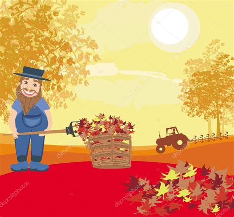 Autumn cleanup Stock Illustration by ©JackyBrown #45010379