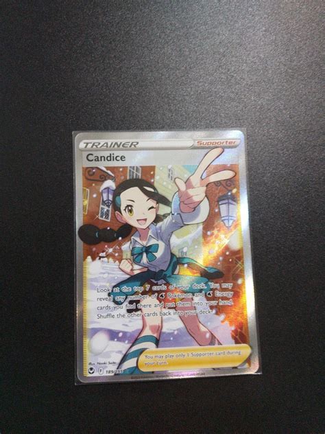 Pokemon TCG Candice Full Art Trainer Ultra Rare SS12 Silver Tempest