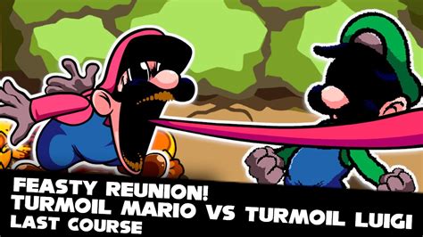 Fnf Feasty Reunion Turmoil Mario Vs Turmoil Luigi Last Course