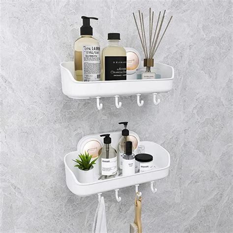 Pcs Etag Re Douche Serviteur De Douche Sans Per Age Etagere Douche