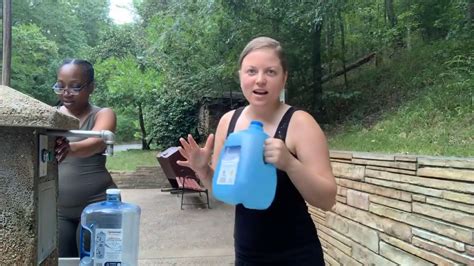 Getting Hot Springs Water Hot Springs AR YouTube