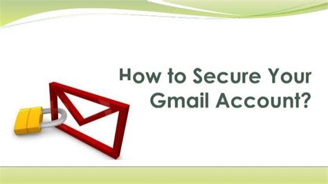 how to secure a gmail account