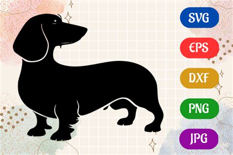 Dachshund | Silhouette SVG EPS DXF Graphic by Creative Oasis · Creative ...