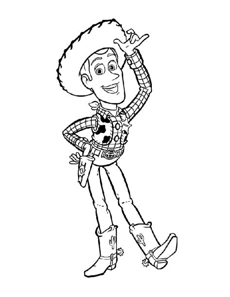 Woody Toy Story Simple Drawing Clip Art Library