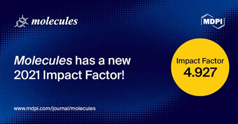 Pdf Newly Released Impact Factor For Molecules 2021 4927