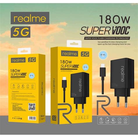 Jual New Charger Realme G W Super Vooc Fast Charging Micro