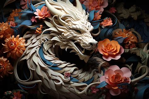 Fantastical Dragon Wallpaper Ai Art Graphic by Art's and Patterns · Creative Fabrica