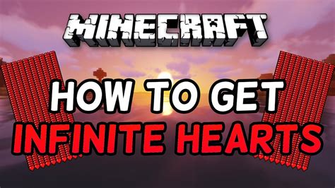 How To Get Unlimited Hearts In Minecraft 1 14 2019 YouTube