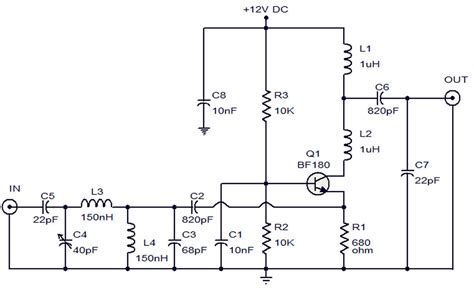 Digital Tv Antenna Circuit Diagram