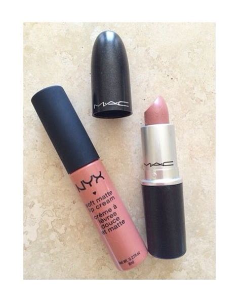 Great Nude Lip Combo Mac Blankety Lipstick Nyx Stockholm Soft Matte