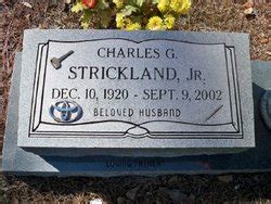 Charles G Strickland Jr 1920 2002 Mémorial Find a Grave